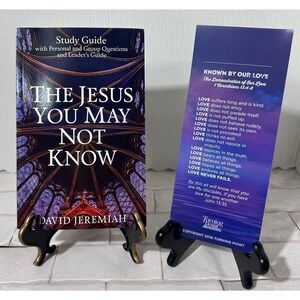 The Jesus You May Not Know Study Guide plus bonus bookmark by David Jeremiah